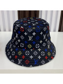 Louis Vuitton Multicolored Monogram Bucket Hat Black 2021