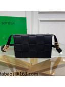 Bottega Veneta Cassette Small Bag in Maxi Grained Calfskin Black 2021