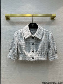 Chanel Tweed Short Jacket CHJ30151 Grey 2022