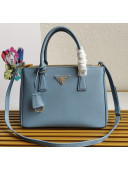Prada Small Saffiano Leather Prada Galleria Bag 1BA863 Light Blue 2020