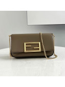 Fendi Leather Wallet on Chain with Pouch/Mini Bag 8521 Grey 2021