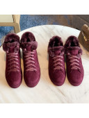 Loro Piana Suede Cashmere Sneaker Grape 2021 111909