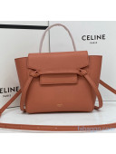 Celine Nano Belt Bag In Grained Calfskin Orange 2020