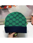 Gucci Wool Blend Knit Hat Green 2021