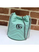 Gucci GG Marmont Matelassé Mini Bucket Bag 575163 Pastel Green 2020