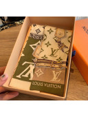 Louis Vuitton Silk Twilly Bandeau 8x120cm LV20632 Green 2020