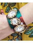 Dolce&Gabbana DG Print and Charms Bracelet