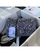 Chanel Tweed & Sequins Medium Classic Flap Bag 2021