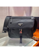 Prada Small Nylon Shoulder Bag 1BD994 Black 2021