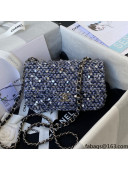 Chanel Tweed & Sequins Mini Classic Flap Bag 2021
