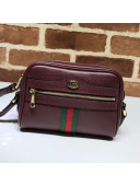 Gucci Ophidia Mini Shoulder Bag 517350 Burgundy 2019