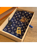 Louis Vuitton Silk Twilly Bandeau 8x120cm LV60645 Deep Blue 2020