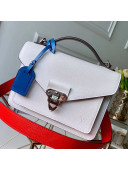 Louis Vuitton Soft Trunk Messenger Bag in Epi Leather M50377 White 2019