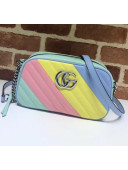 Gucci GG Marmont Matelassé Small Shoulder Bag 447632 Multicolored Pastel 2020