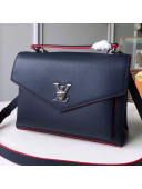 Louis Vuitton Mylockme Top Handle Bag M53197 Navy Blue 2019