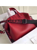 Givenchy Calfskin Paris Nightingale Top Handle Bag Red 2018