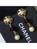 Chanel Ball Short Earrings AB2514 2019