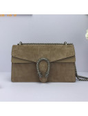 Gucci Dionysus Small Suede Shoulder Bag 400249 Taupe Brown 2021 