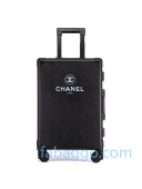 Chanel Matte Travel Luggage Classic Black 2020
