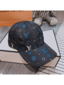 Louis Vuitton Monogram Canvas Baseball Hat Blue 08 2020