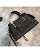 Balenciaga Neo Classic Small Top Handle Bag in Smooth Calfskin Black/Gold 2020