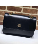 Gucci Vintage Leather Small Shoulder Bag 576421 Black 2019