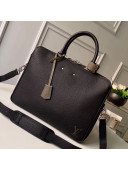 Louis Vuitton Men's Armand Briefcase MM Top Handle Bag M55227 Black 2019