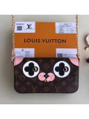 Louis Vuitton Cute Puppy Pochette Felicie M61276 2018