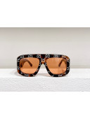 Gucci Sunglasses GG0980S Brown 2022