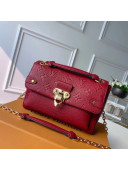 Louis Vuitton Monogram Empreinte Leather Vavin BB Shoulder Bag Red M44867 