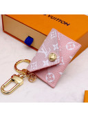 Louis Vuitton Kirigami Pouch Bag Charm and Key Holder Gradient Monogram Canvas Pink 2021