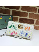 Gucci Disney x Gucci Mickey Mouse GG Marmont Zip Around  Wallet 616765 White 2020