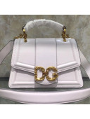 Dolce&Gabbana Small DG Amore Top Handle Bag White 2019