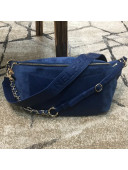 Chanel x Pharrell Suede Waist Bag/Belt Bag Blue 2019