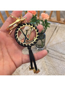 Louis Vuitton Very Bag Charm and Key Holder Black/Gold 2021
