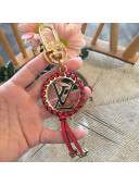 Louis Vuitton Very Bag Charm and Key Holder Red/Gold 2021