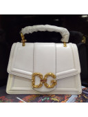 Dolce&Gabbana Large DG Amore Top Handle Bag White 2019