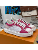 Louis Vuitton Time Out Sneaker in Monogram-embossed Leather White/Pink 2022