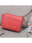 Chanel Lambskin Flap Bag AS0321 Red 2019