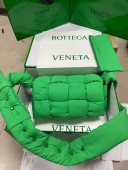 Bottega Veneta Padded Tech Cassette Crossbody Bag 628951 Parakeet Green 2021 