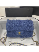 Chanel Tweed Mini Flap Bag A69900 Blue 2020