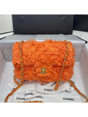 Chanel Tweed Mini Flap Bag A69900 Orange 2020