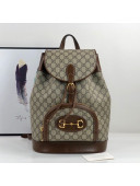Gucci Horsebit 1955 GG Canvas Backpack ‎620849 Brown 2020