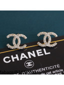 Chanel CC Crystal Earrings 2021 110868