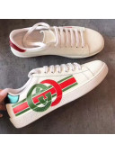 Gucci Ace Sneaker with Interlocking G 577145 White 2019(For Women and Men)