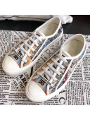 Dior Walk'N'dior Embroidered Cotton Canvas Sneakers 01 2019