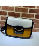 Gucci Horsebit 1955 Shoulder Bag 602204 Orange/White 2021