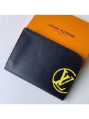 Louis Vuitton Epi Leather Pochette Jour PM Pouch With Oversized LV M62646 Yellow