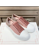 Alexander Mcqueen Deck Cotton Canvas Lace Up Sneakers Pink 2020 (For Women and Men)