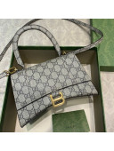 Balenciaga x Gucci Hourglass GG Canvas Small Top Handle Bag 2021